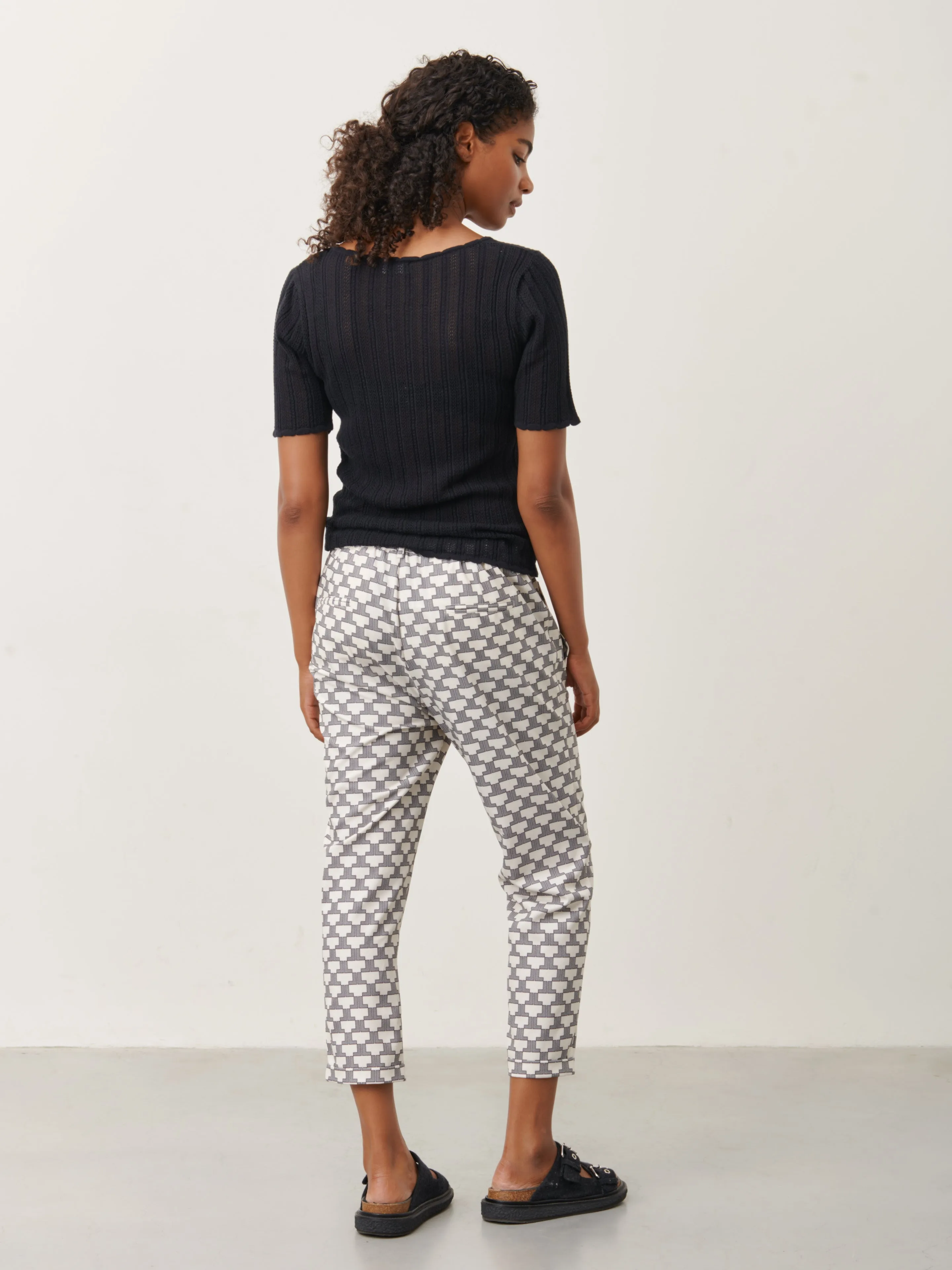 Lena Pants | White Black