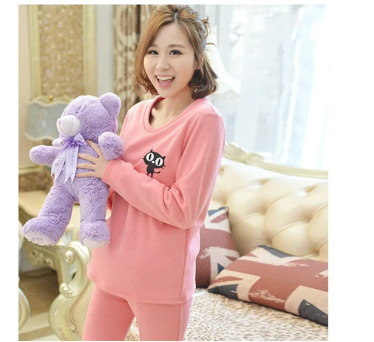 Long Sleeve Maternity Nursing Thermal Sets