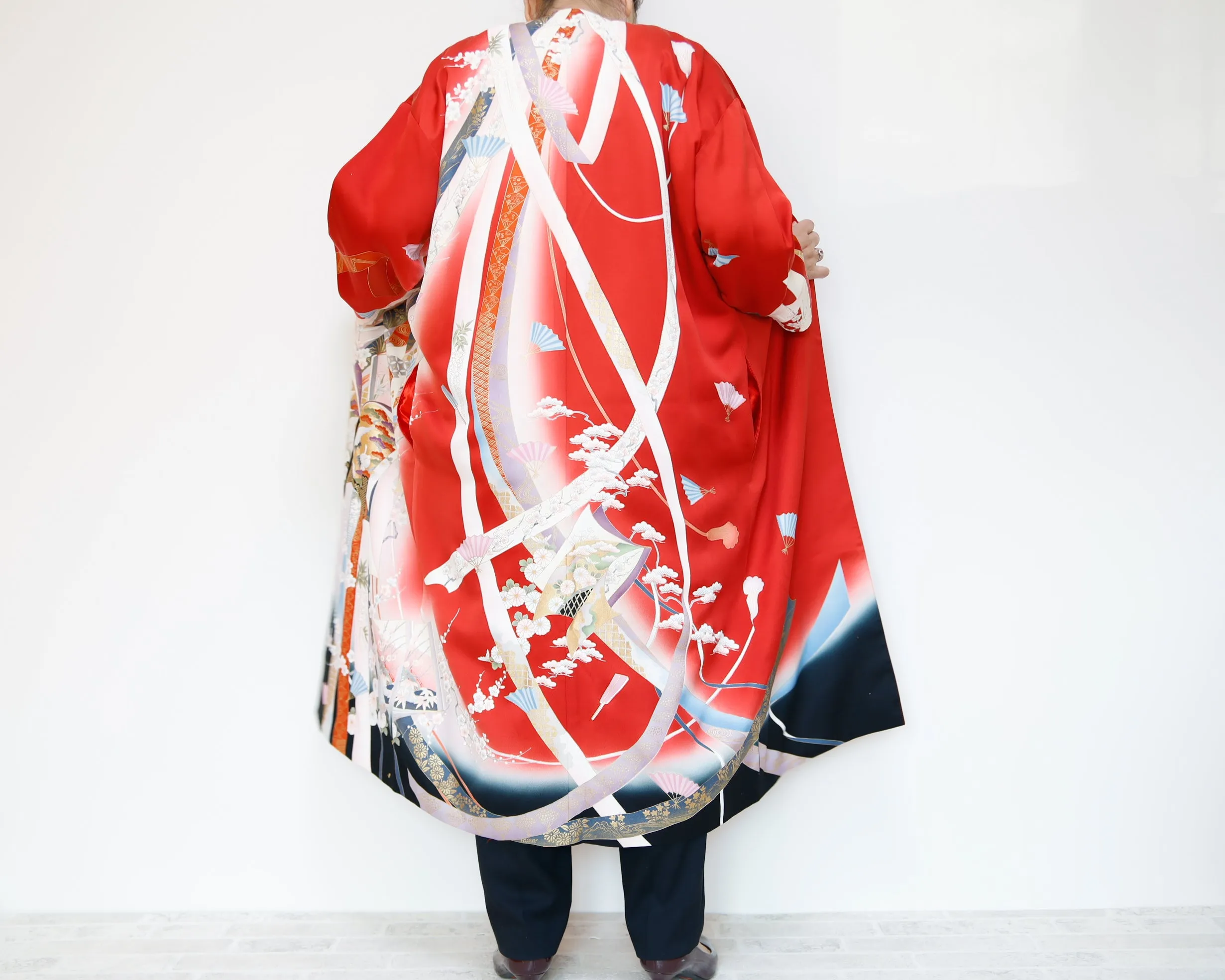 <J06-027> KIMONO Long Jacket