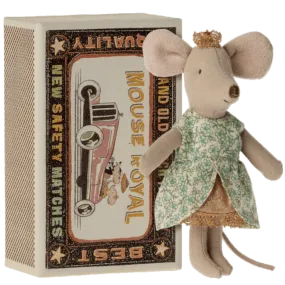 Maileg - Souris - Petite Soeur Princesse dans sa Boîte||Maileg - Little Sister Princess Mouse in Matchbox