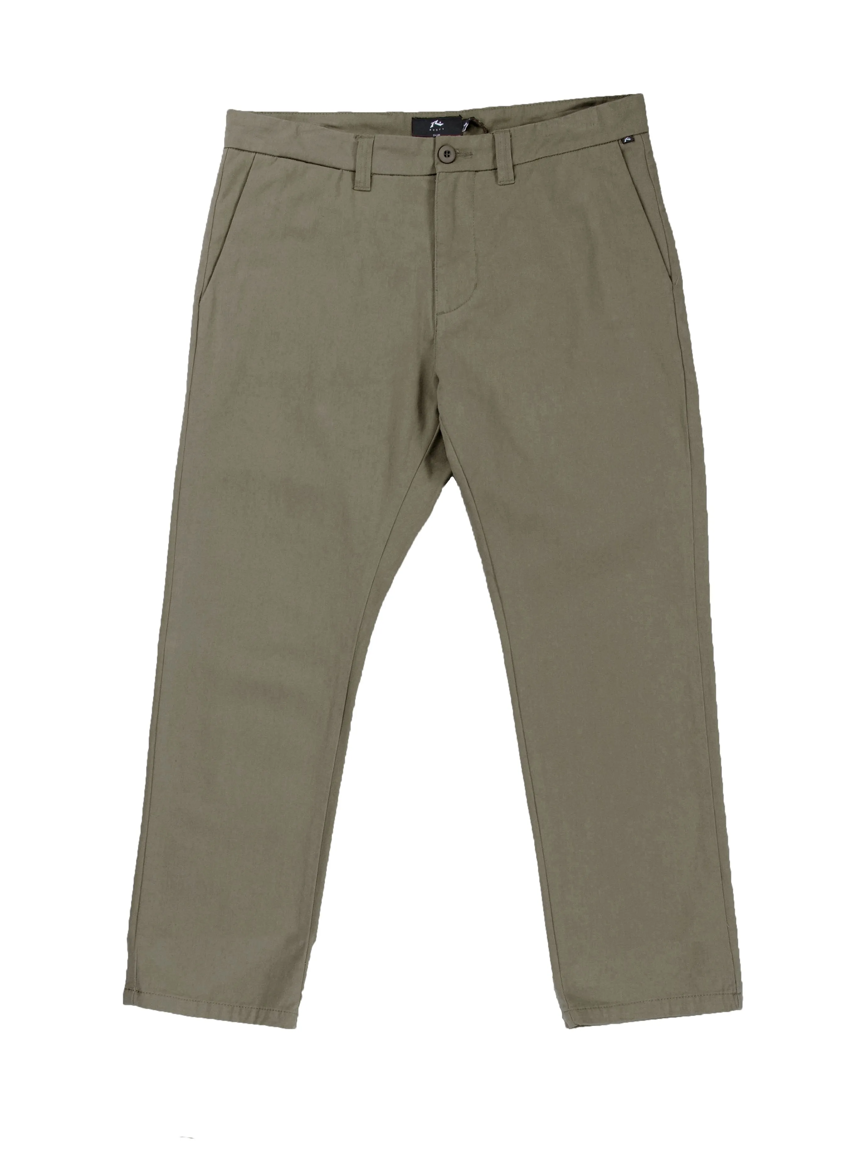 Manila Cropped Chino Pant - Rifle Green