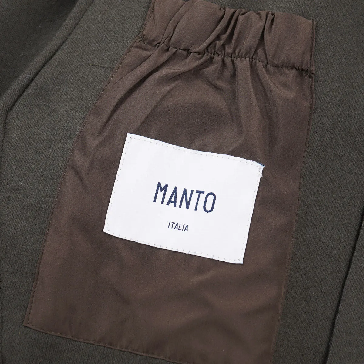 Manto Jersey Wool-Cashmere Overcoat