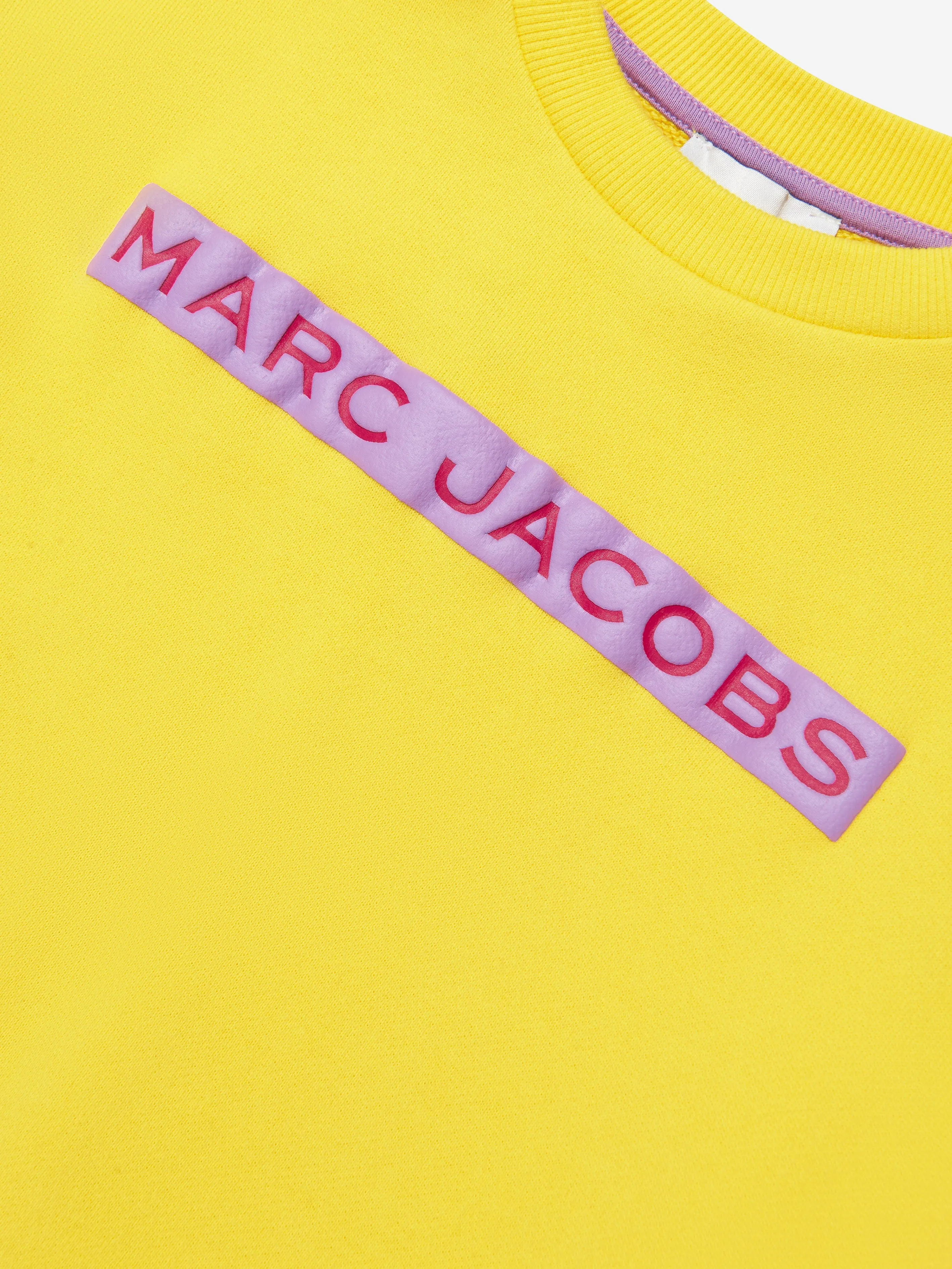 MARC JACOBS Girls Pocket Sweater Dress in Yellow