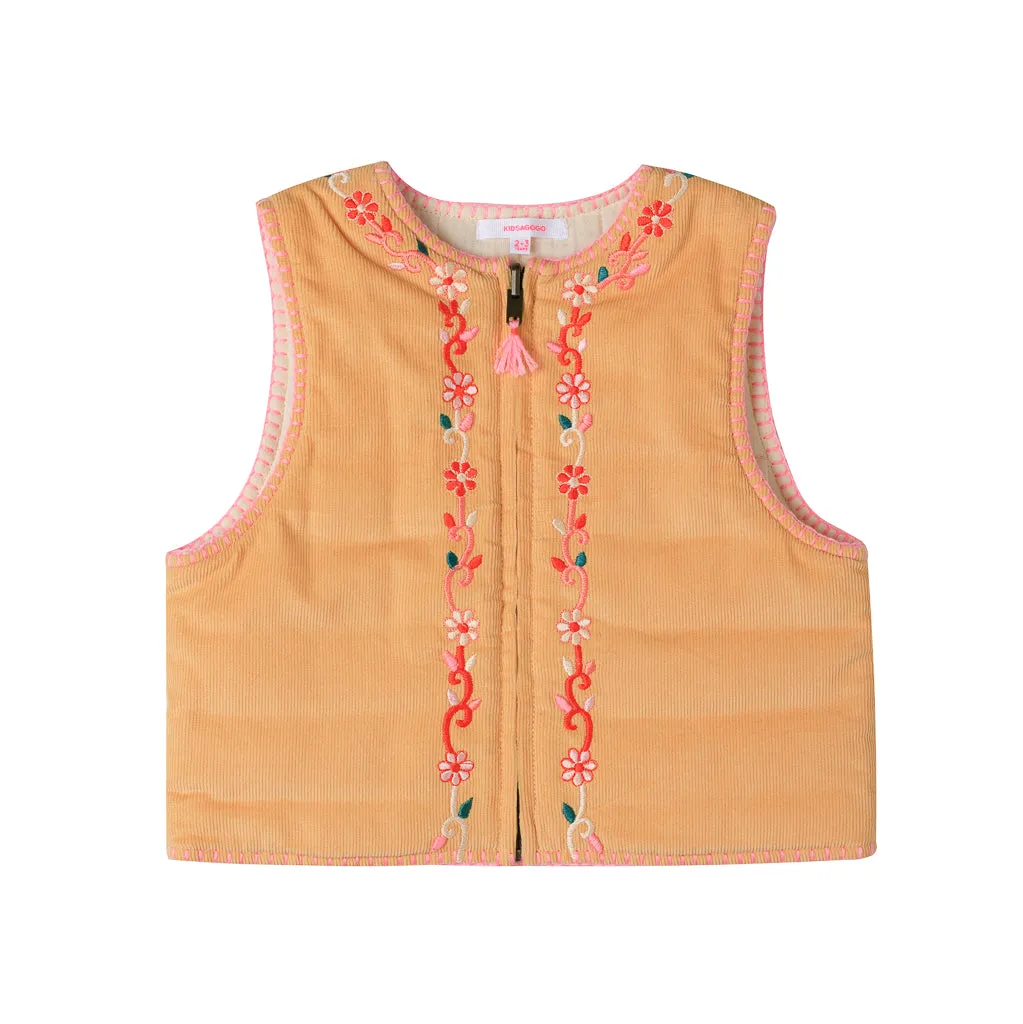 Marceline Embroidered Vest