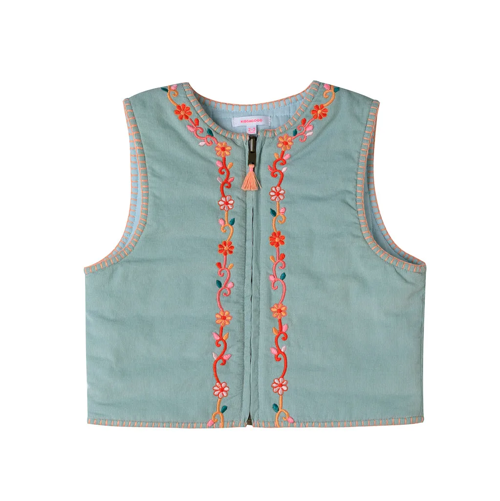 Marceline Embroidered Vest