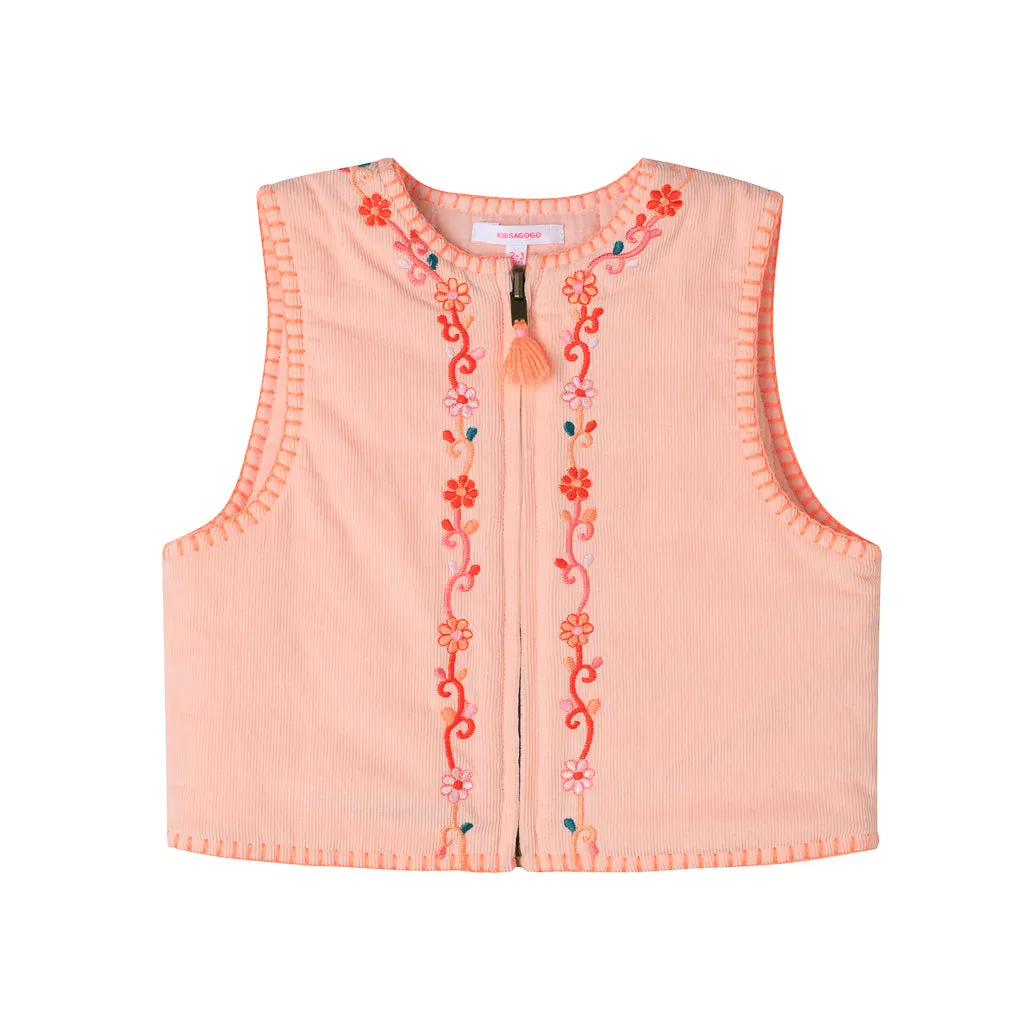 Marceline Embroidered Vest