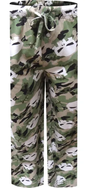 Marvel Comics The Punisher Green Camo Lounge Pants