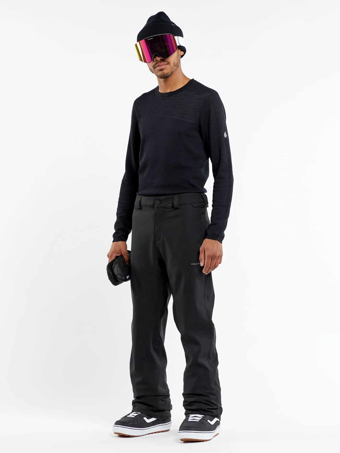 Mens Freakin Snow Chino Pants - Black