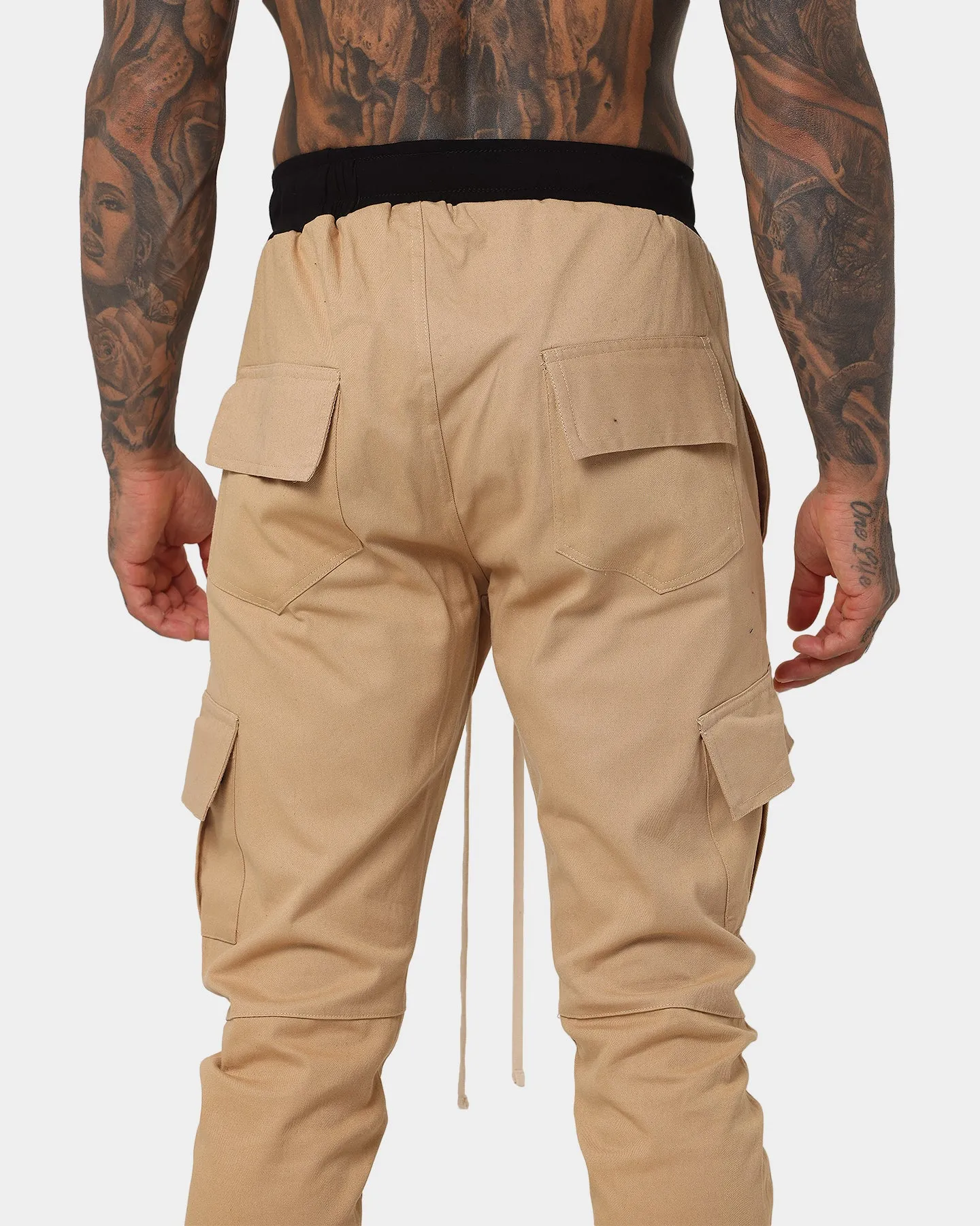 MNML Cargo Drawcord II Pants Khaki