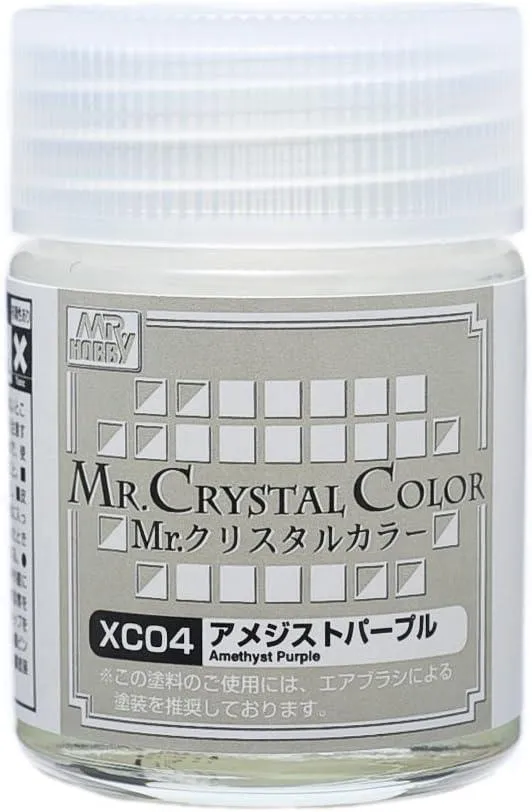 Mr. Hobby XC04 Mr. Crystal Color Amethyst Purple Lacquer Paint 18ml