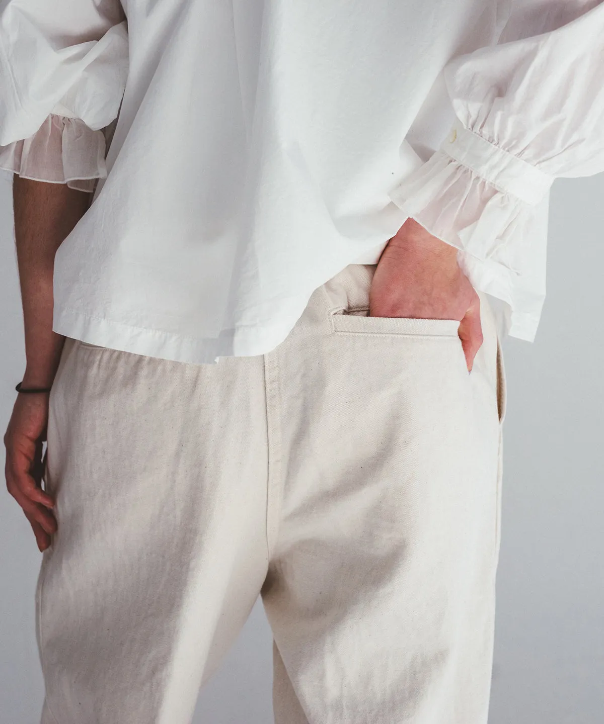 nest Robe | UpcycleLino BASIC Chino Tapered Pants