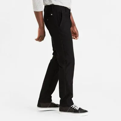 New - Dockers Men's Comfort Knit Slim fit Chino Pants - Black 34x32