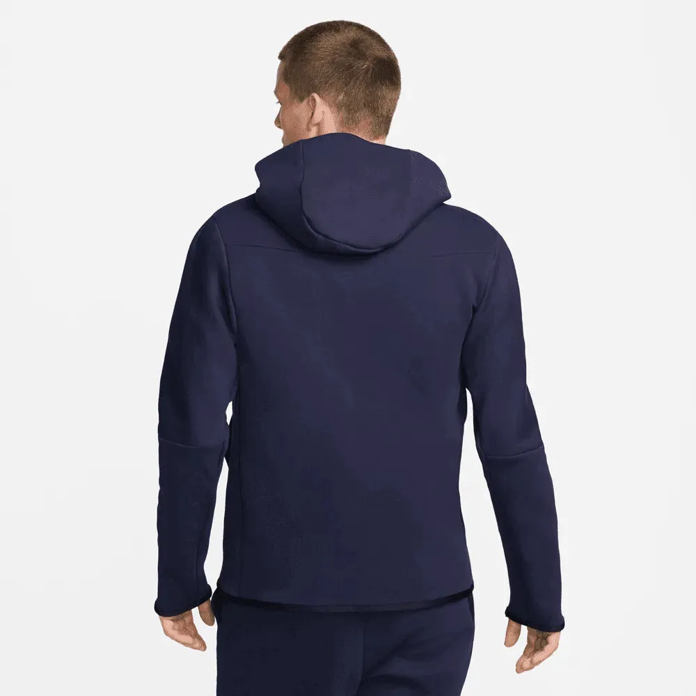 Nike 2023-24 PSG Tech Fleece Hooded jacket- Navy - Gold