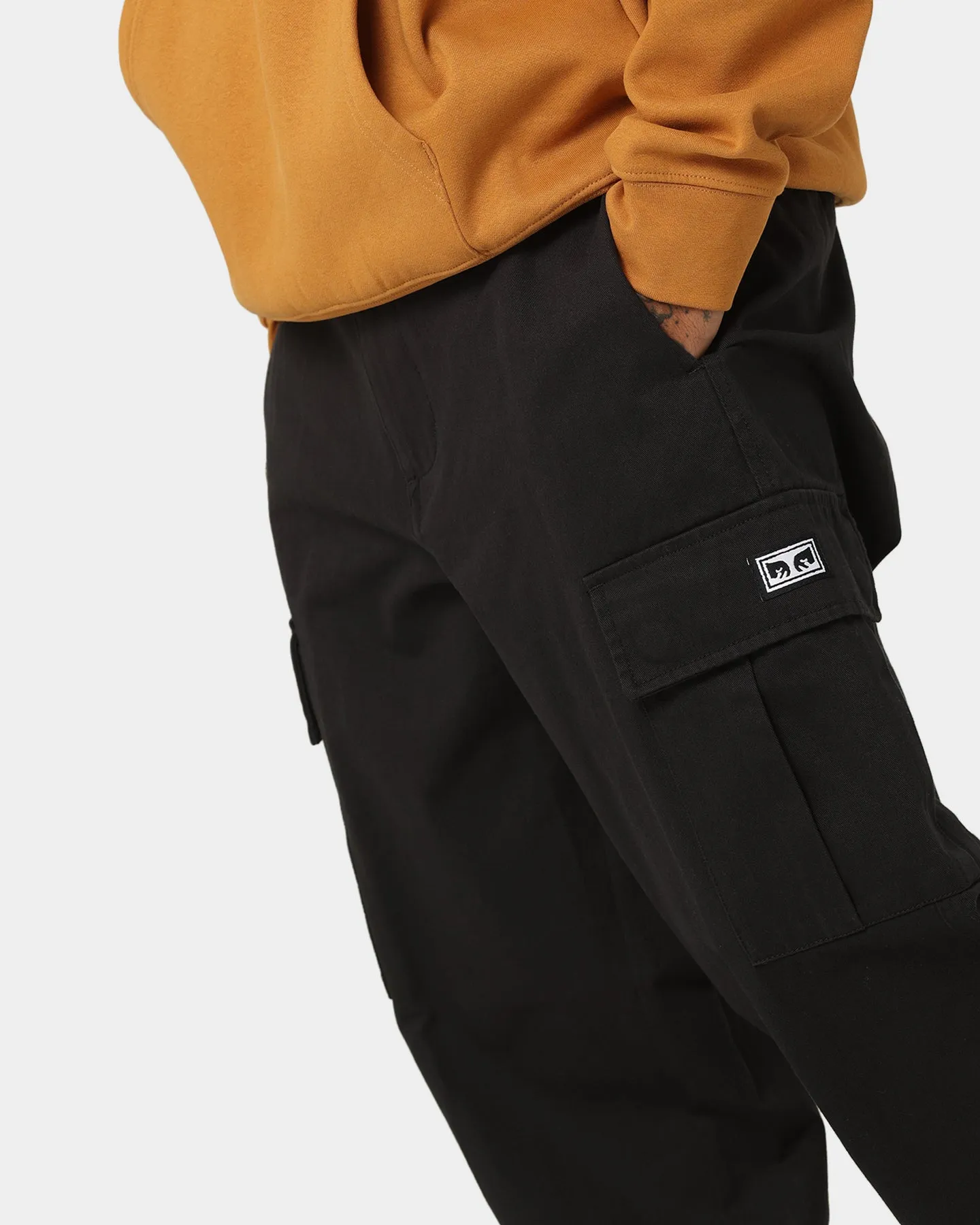 Obey Big Division Cargo Pants Black