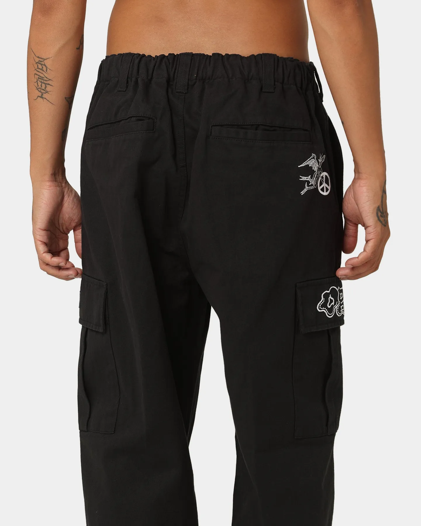 Obey Big Division Cargo Pants Black