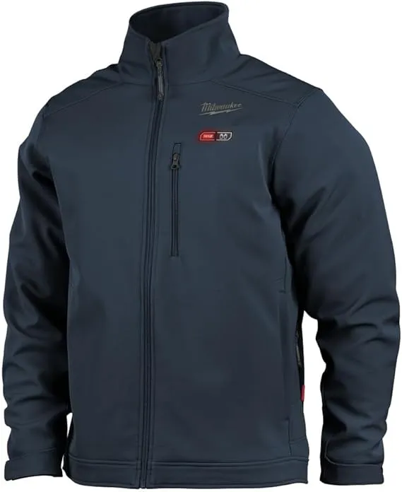 Open Box -  Milwaukee Men's X-Large M12 12V Lithium-Ion Cordless TOUGHSHELL Navy Blue Heated Jacket with (1) 3.0 Ah Battery and Charger