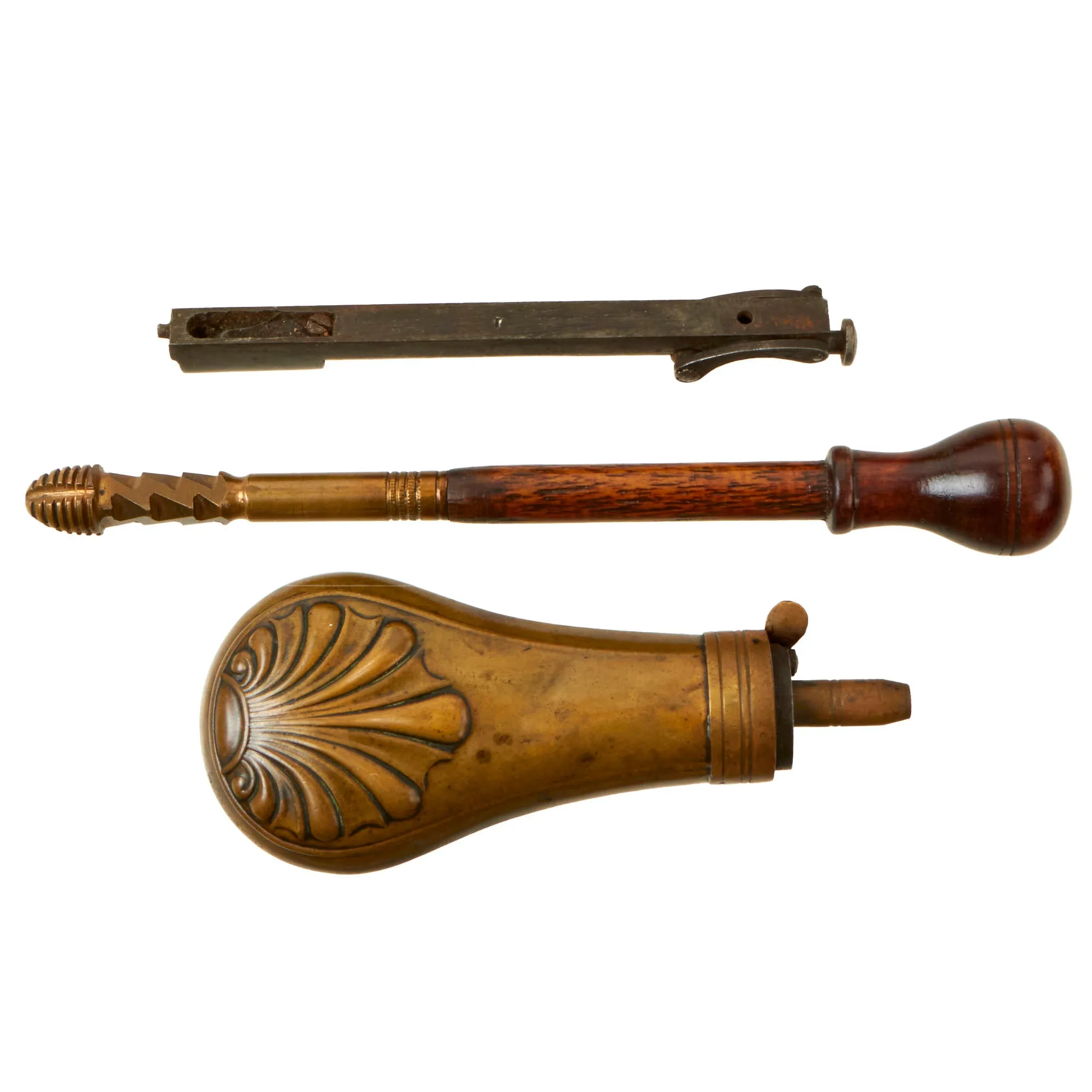 Original Cased British Percussion Overcoat Pistol by William Powell of Birmingham with Spare Rifled Barrel & Accessories - Circa 1840