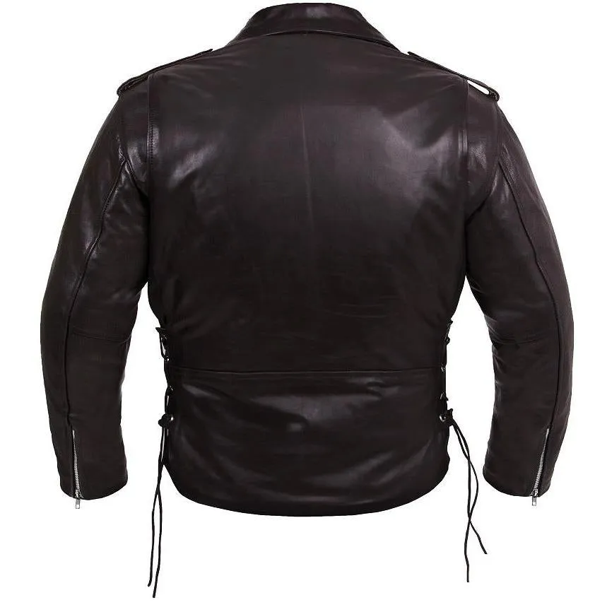 Original Terminator Cruiser Black Motorcycle Leather Jacket