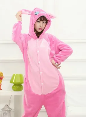 PINK LSTITCH COSTUME PAJAMAS SLEEPWEAR ONESIE