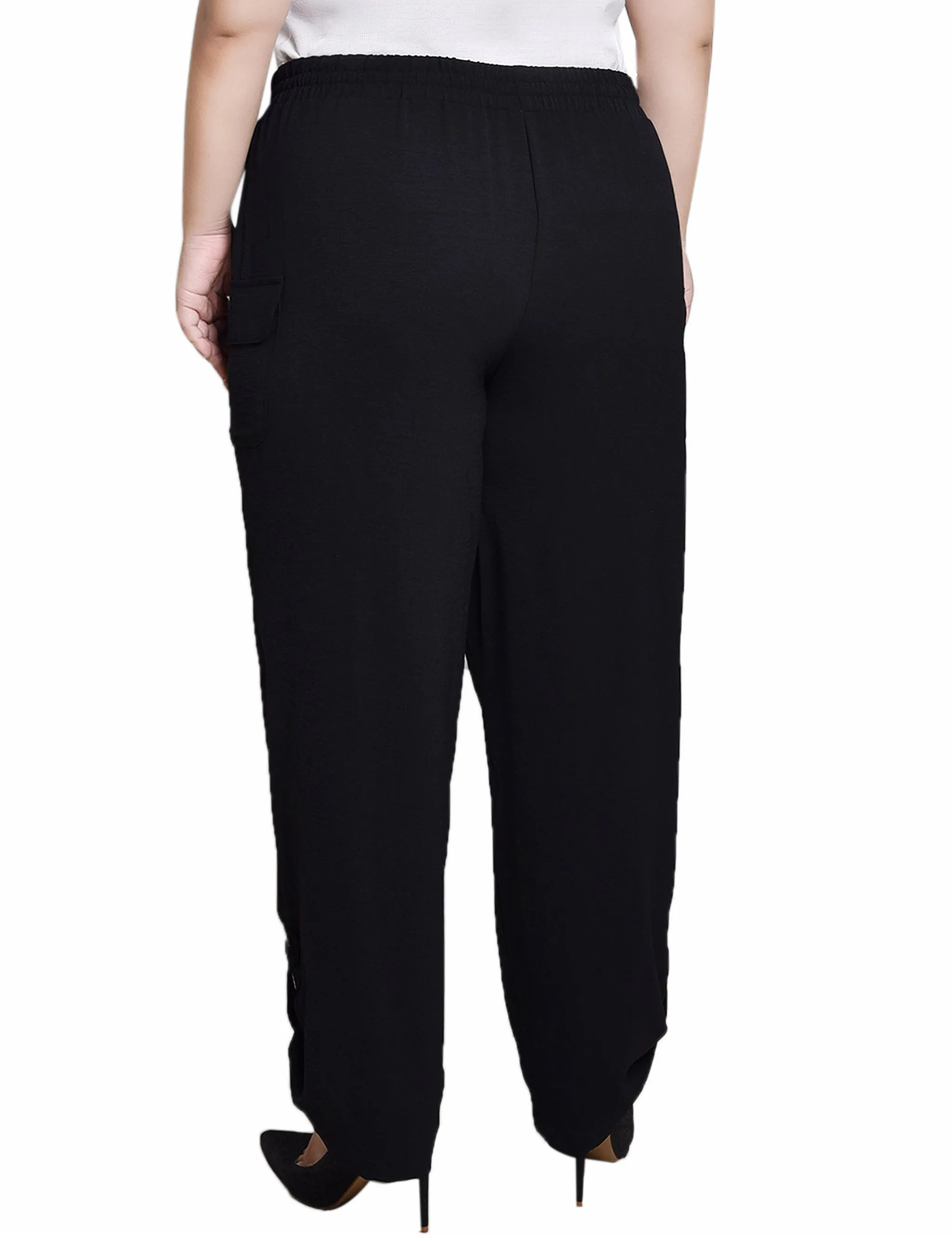 Plus Size Pull On Cargo Pants