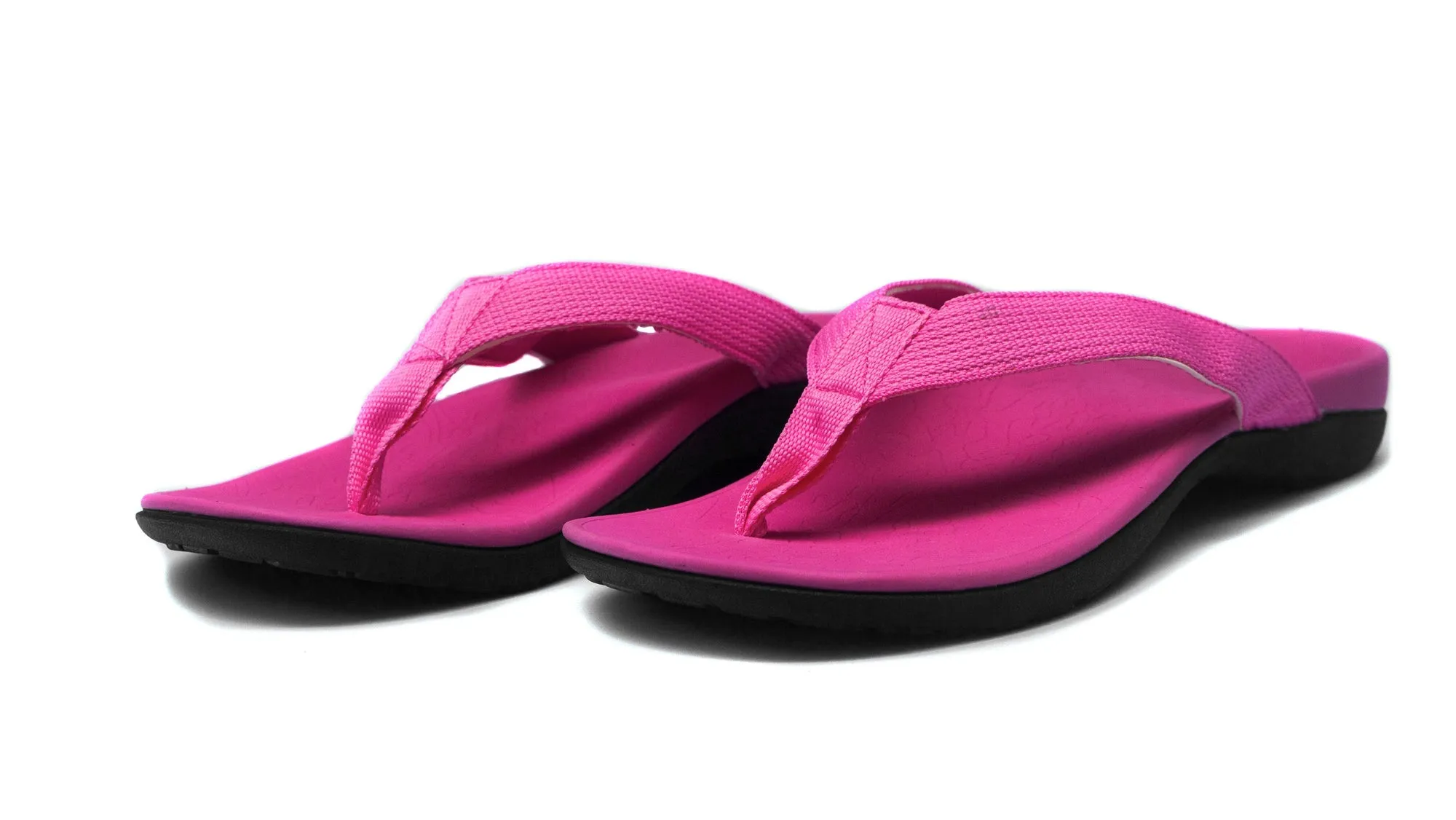 Premium Orthotic Flip Flops Navy and Pink Colour