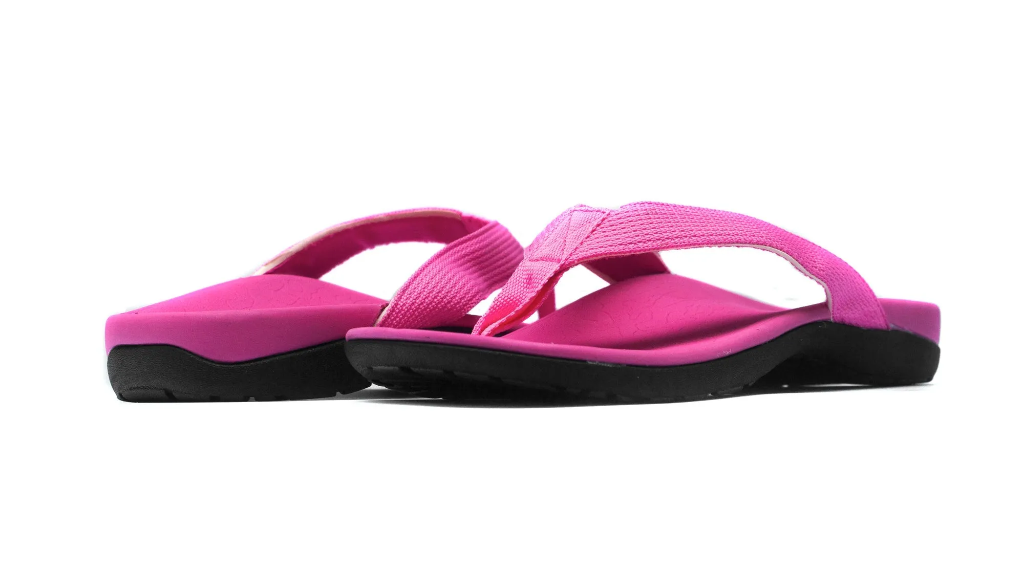 Premium Orthotic Flip Flops Navy and Pink Colour