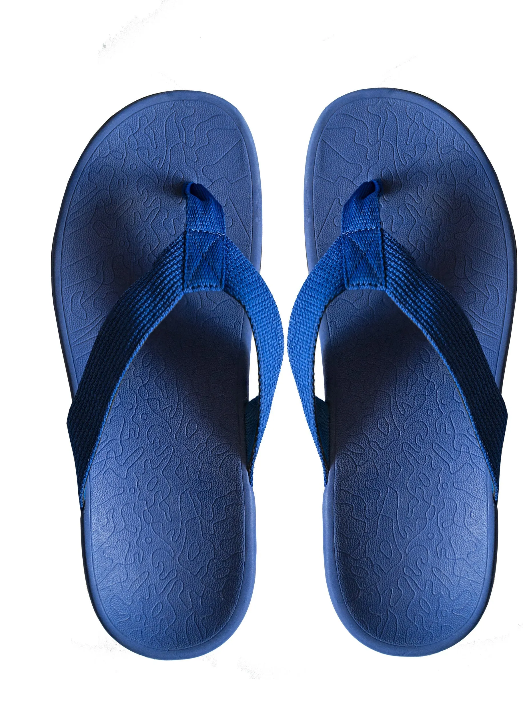 Premium Orthotic Flip Flops Navy and Pink Colour