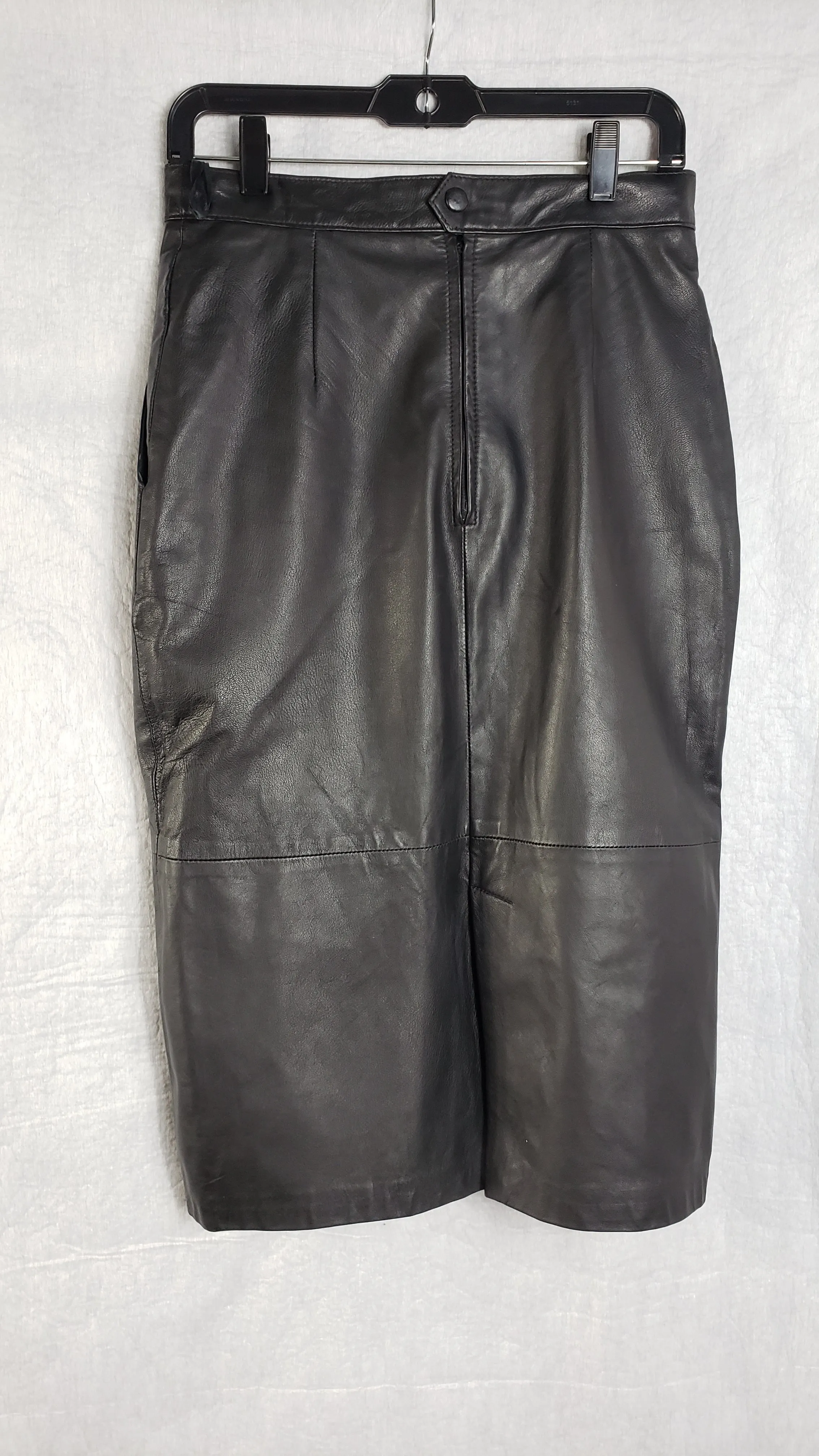 Prestige Club Leather Pencil Skirt Size 12