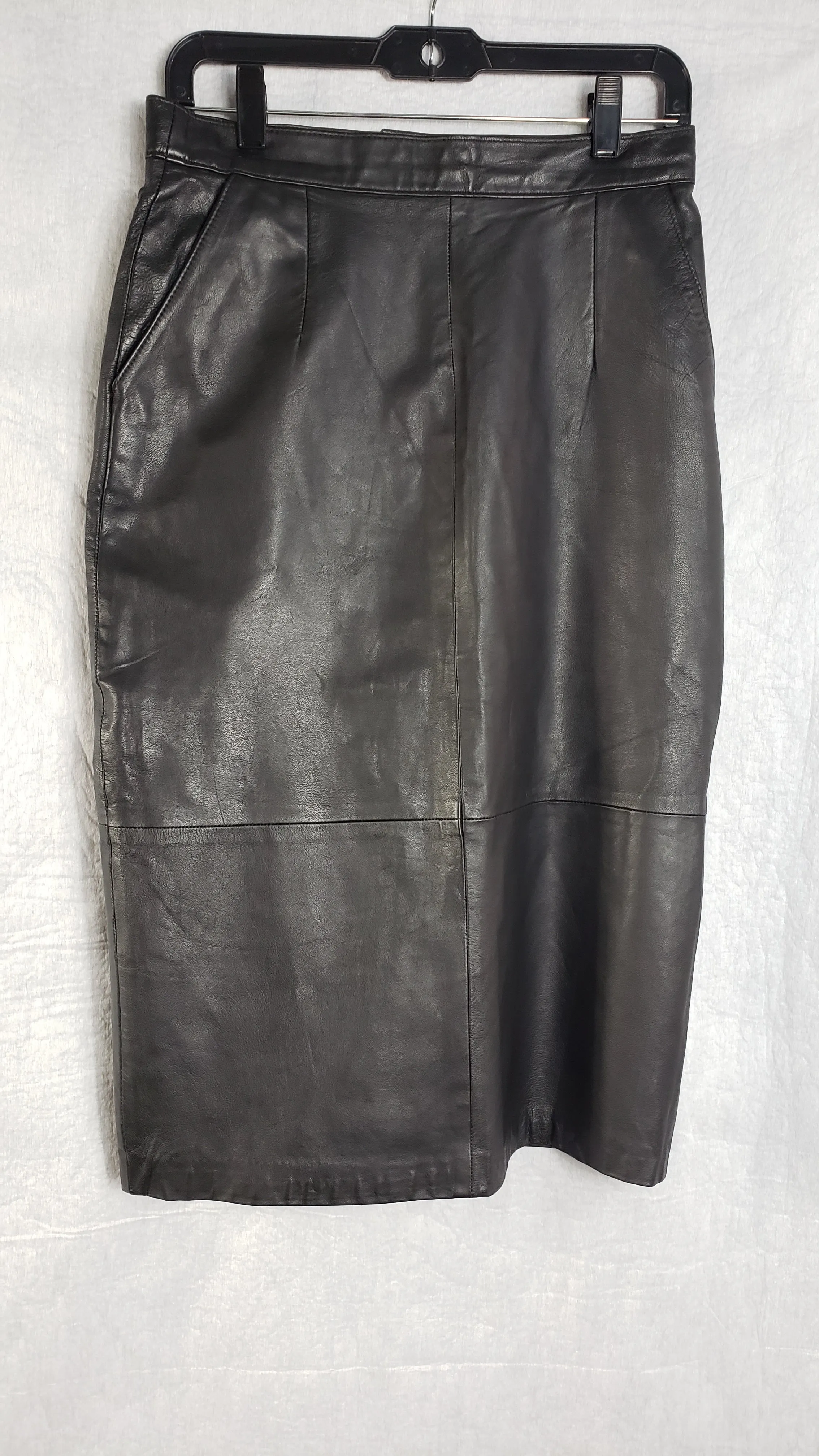 Prestige Club Leather Pencil Skirt Size 12