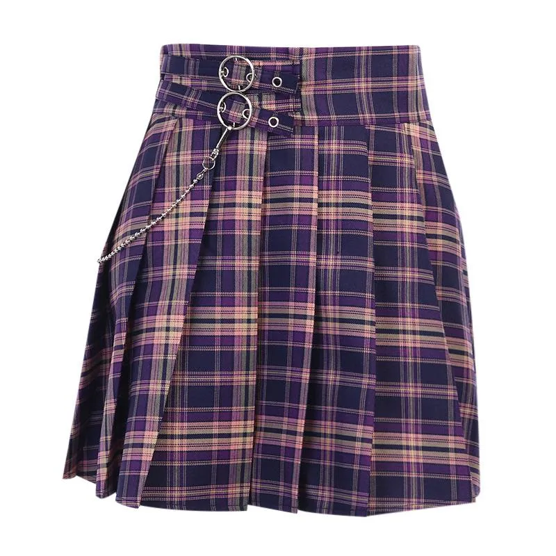 Purple Plaid Outfit SD00601