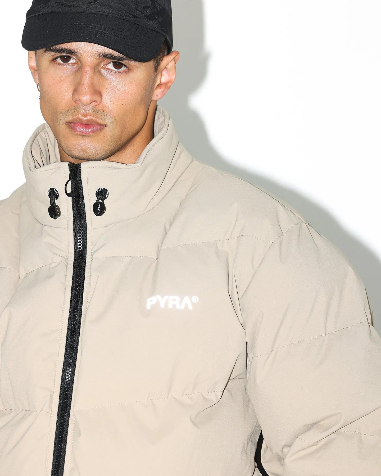 PYRA Padded Puffa Jacket Natural