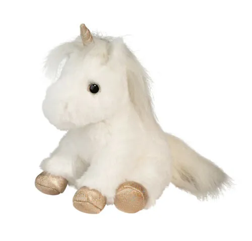 "Elodie" White Unicorn Mini Soft