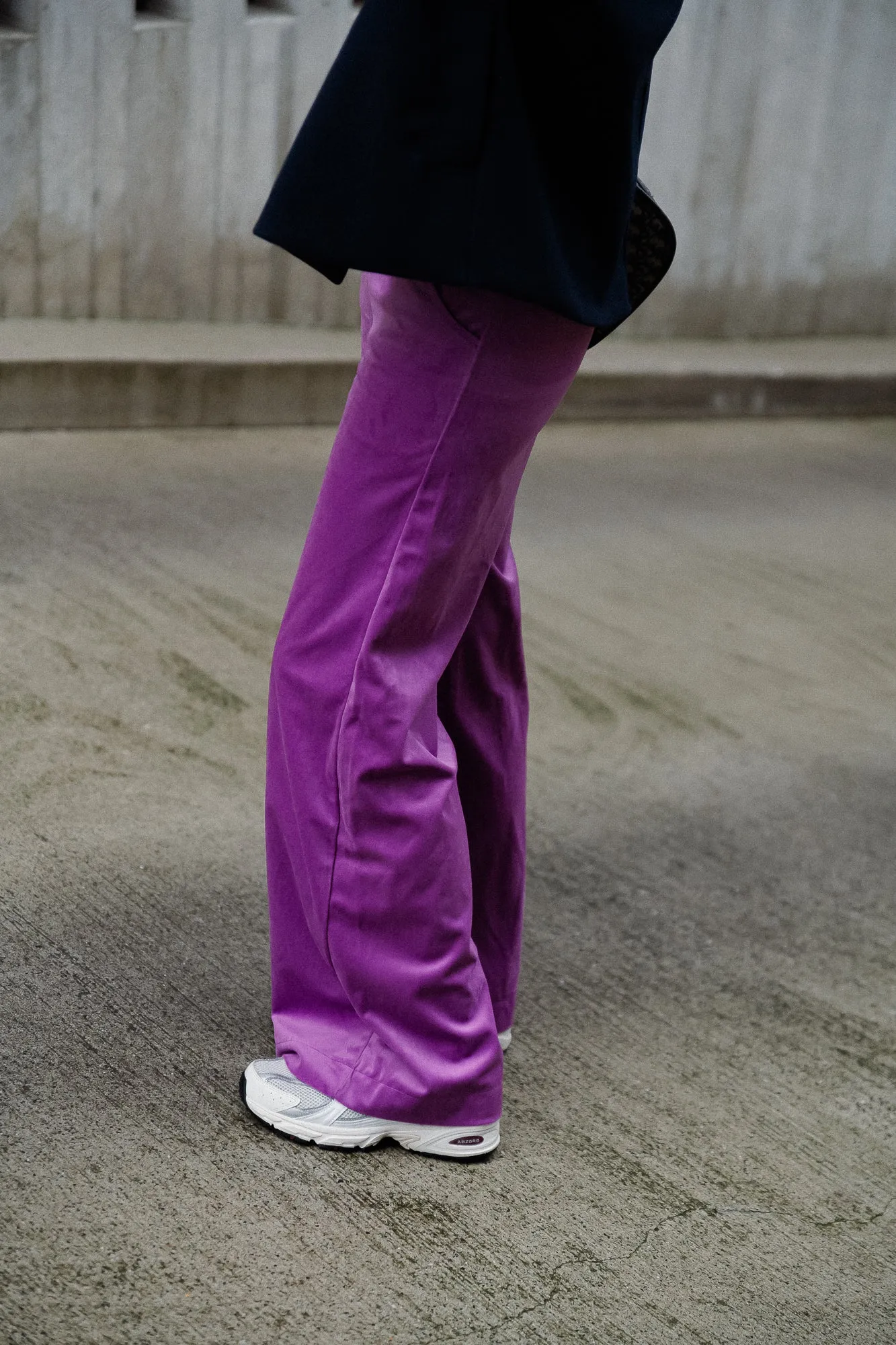 Renée velvet pants iris orchid