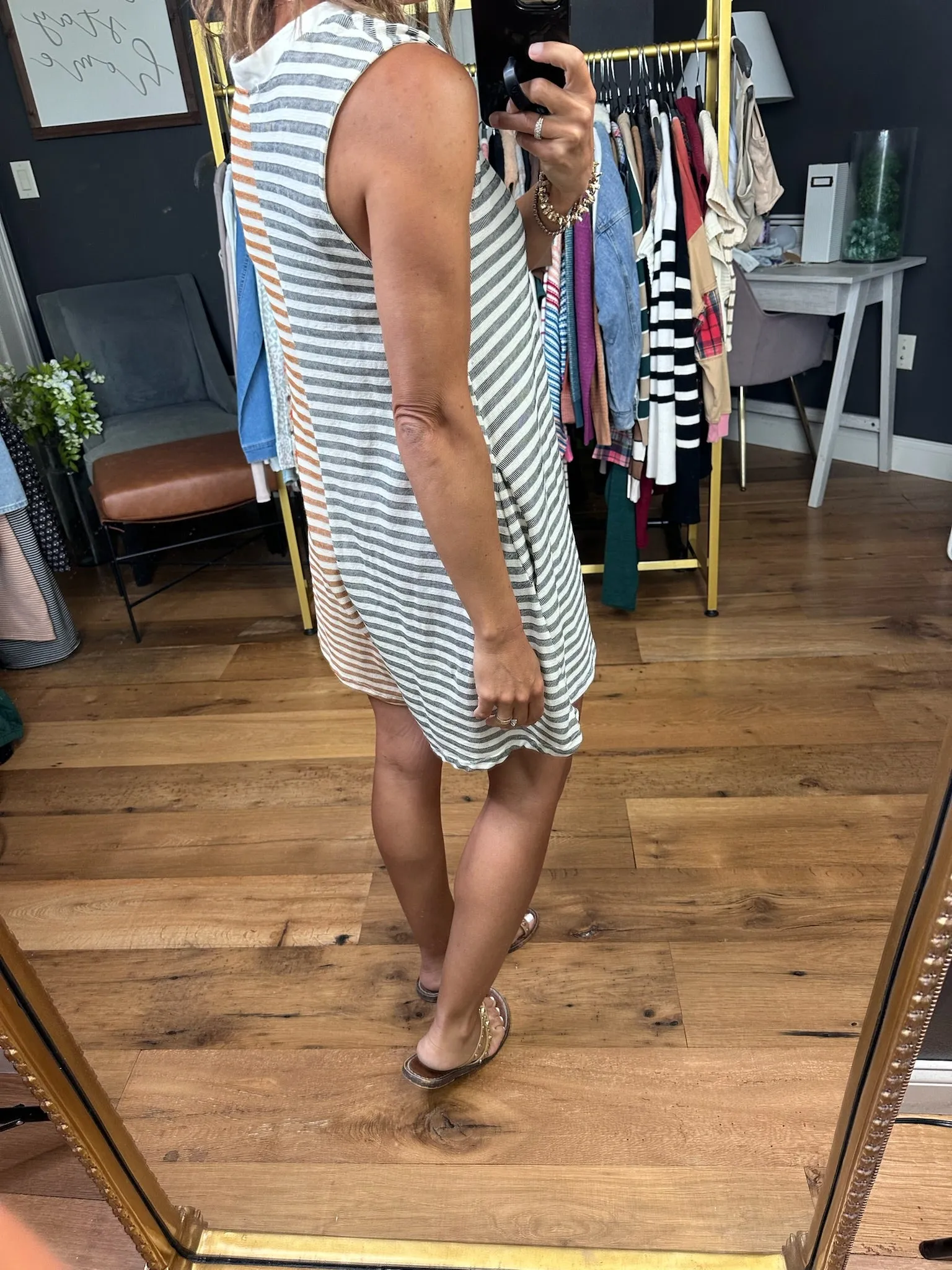 Right Opportunities Contrasting Striped Romper - Multiple Options