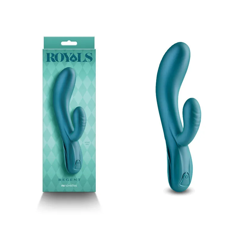 Royals - Regent - Metallic Green Rabbit Vibrator