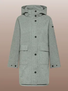 Rrd Cappotto Lana Interno Tecnico Grigio Donna