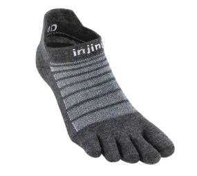 Run Lightweight No-Show Wool. Unisex (Slate)