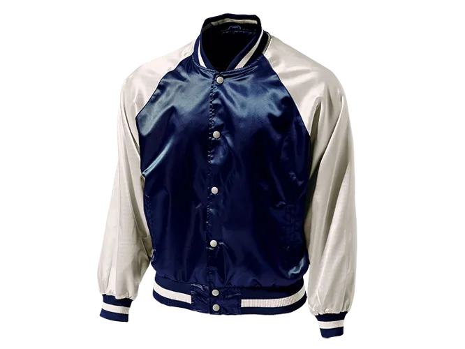 Satin Baseball Jacket