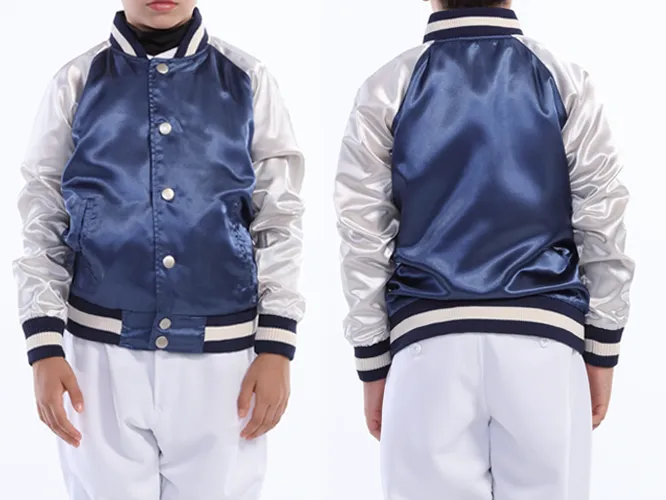 Satin Baseball Jacket