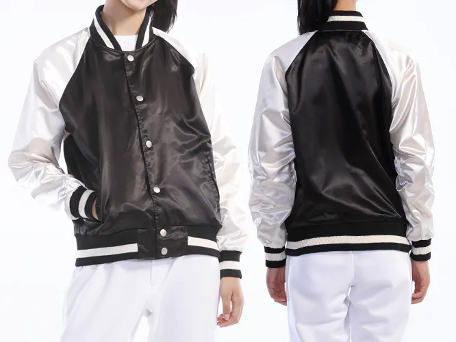 Satin Baseball Jacket