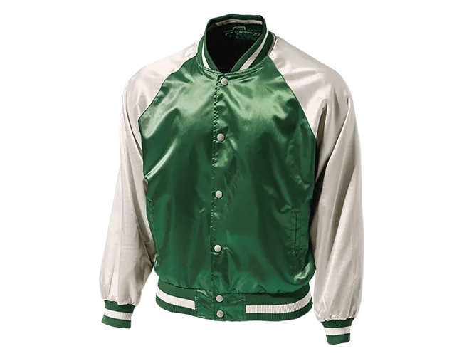 Satin Baseball Jacket