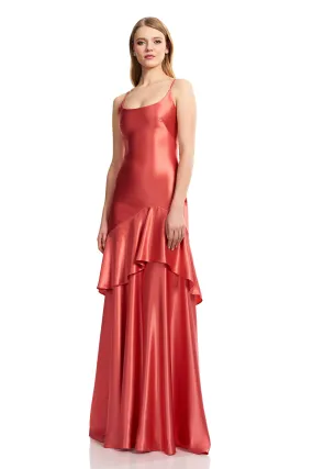 Satin Spaghetti Strap Dress