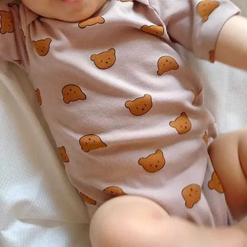 Short Sleeve Cotton Onesies (Lemons, Pineapples or Bears)