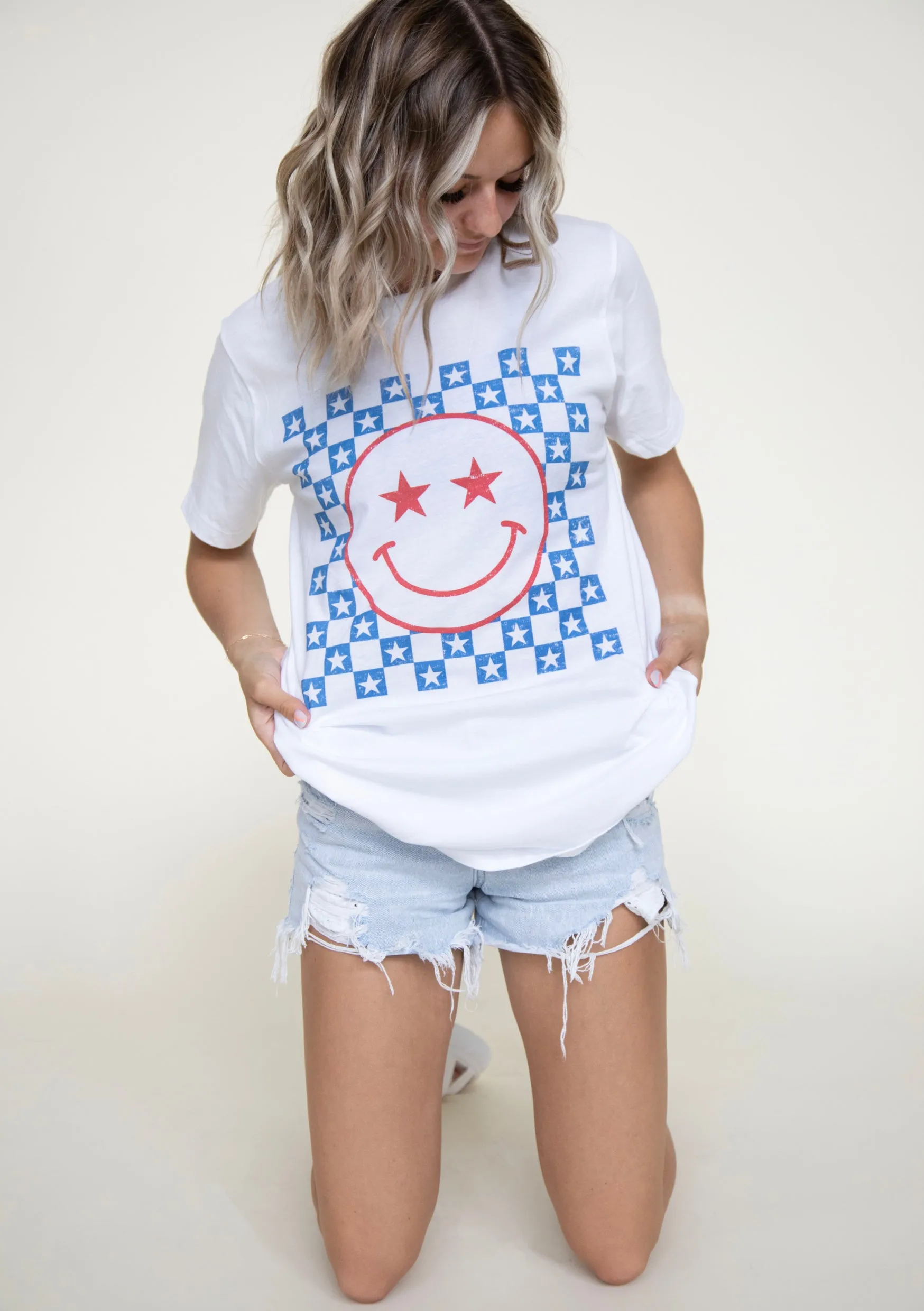 Smiley Stars Graphic Tee