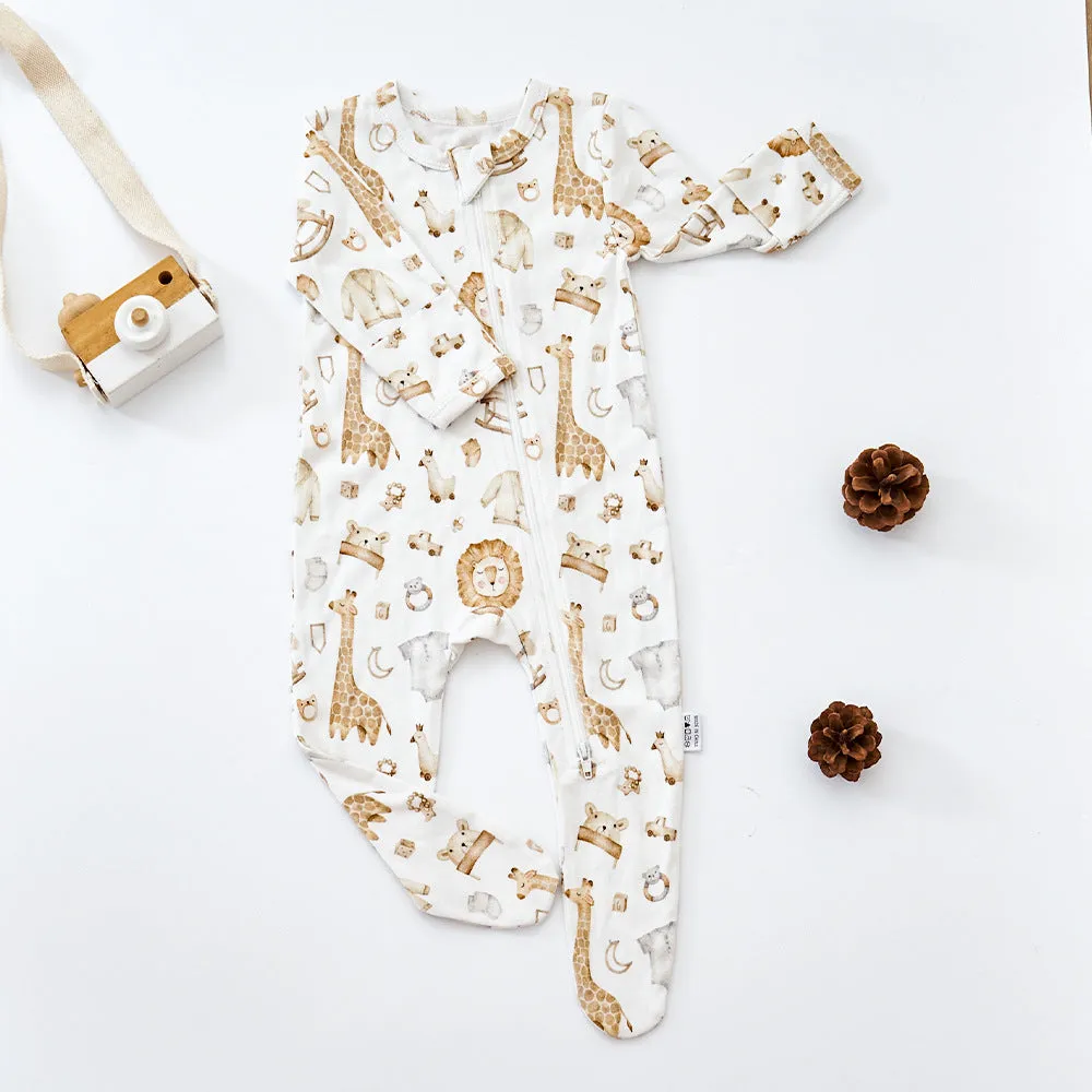 Soft Stretchy Bamboo Cotton Onesie (12 design options)