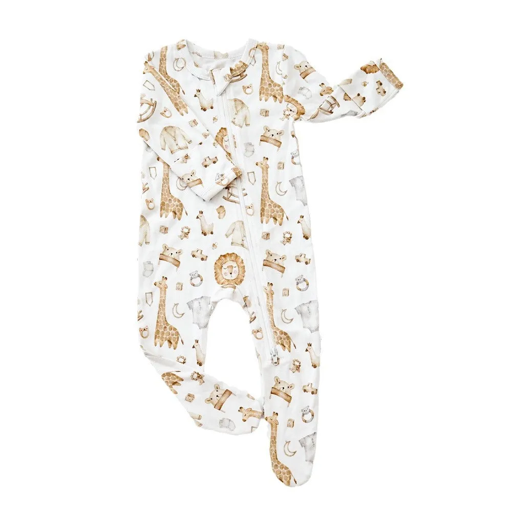 Soft Stretchy Bamboo Cotton Onesie (12 design options)