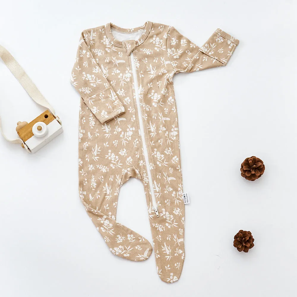 Soft Stretchy Bamboo Cotton Onesie (12 design options)