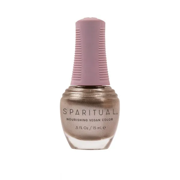 Sparitual Nourishing Lacquer Polish - Moonlight - White Gold Shimmer - 15ML