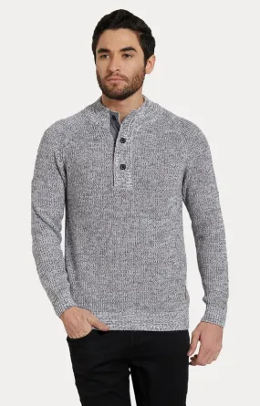 Spykar Grey Melange Slim Fit Sweaters