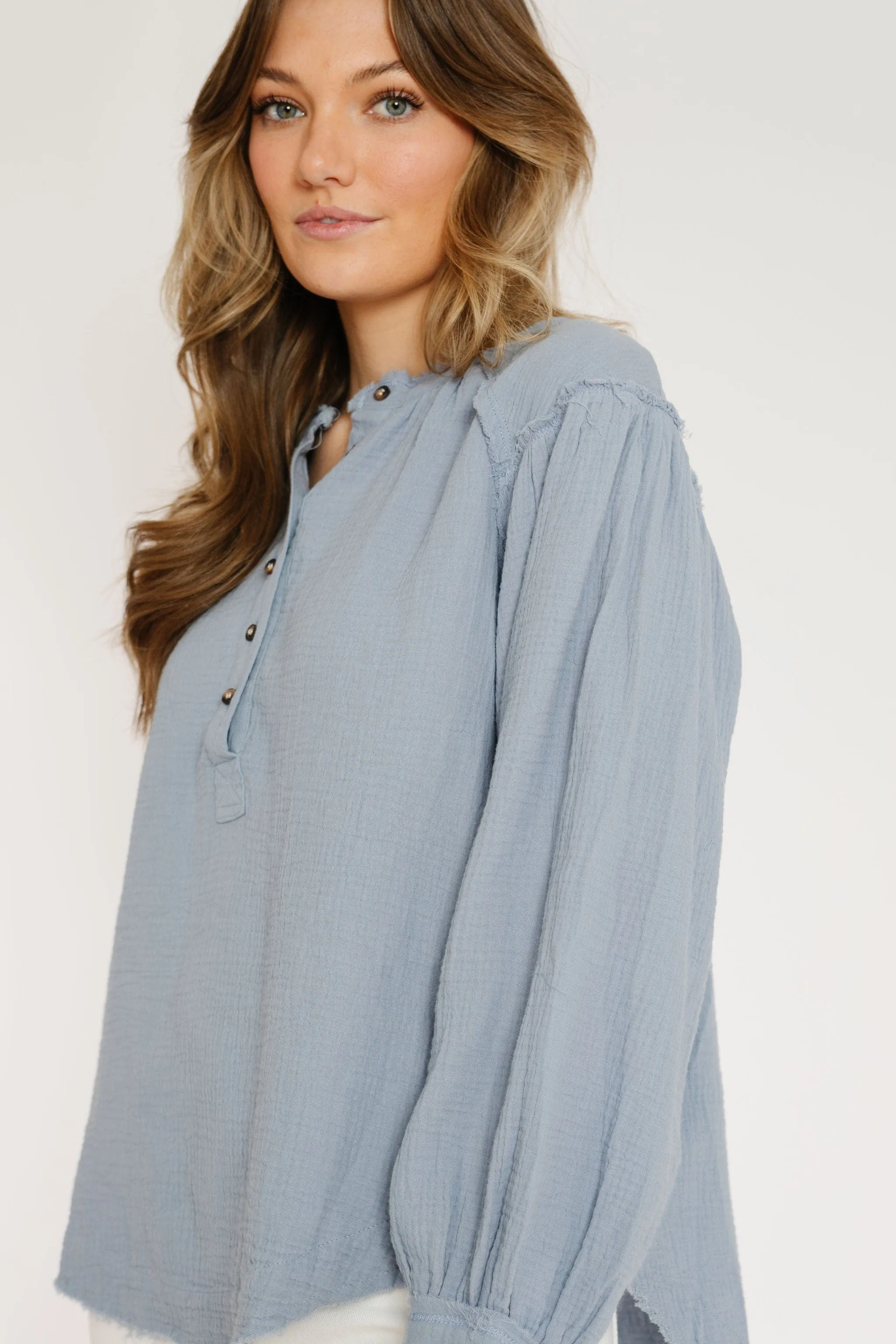 Stanley Blouse in Everblue